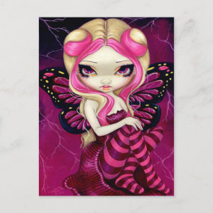 briefkaart "Roze bliksem"