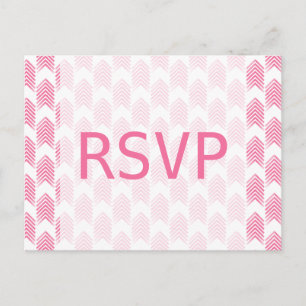 Briefkaart Roze stammenrespons