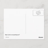 Briefkaart Roze waterlelies (Achterkant)