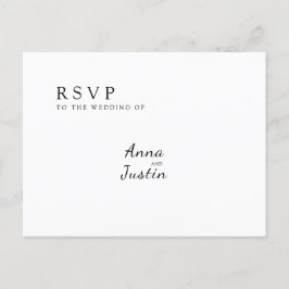 BRIEFKAART RSVP