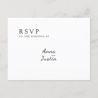 BRIEFKAART RSVP