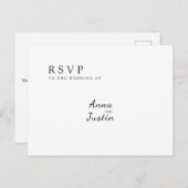 BRIEFKAART RSVP (Voorkant / Achterkant)