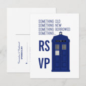 Briefkaart RSVP RSVP van politie v1 (Voorkant / Achterkant)