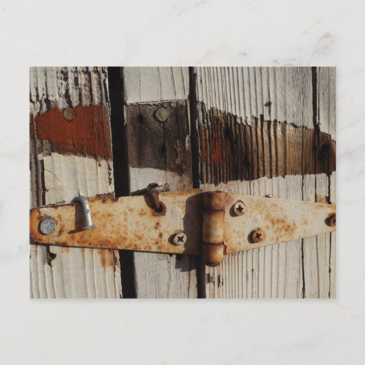 Briefkaart Rusty Hinge (Voorkant)