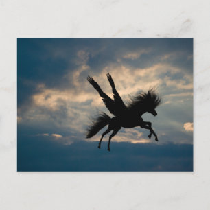 Briefkaart 's avonds