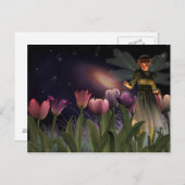 Briefkaart 's nachts (Voorkant / Achterkant)