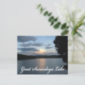 Briefkaart Sacandaga Clouds (Staand voorkant)