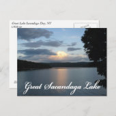 Briefkaart Sacandaga Clouds (Voorkant / Achterkant)