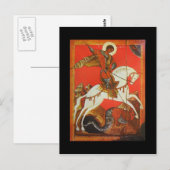 Briefkaart Saint George & Dragon (Voorkant / Achterkant)