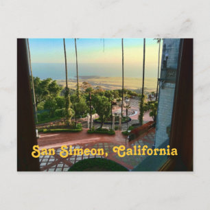 Briefkaart San Simeon Ocean Uitzicht