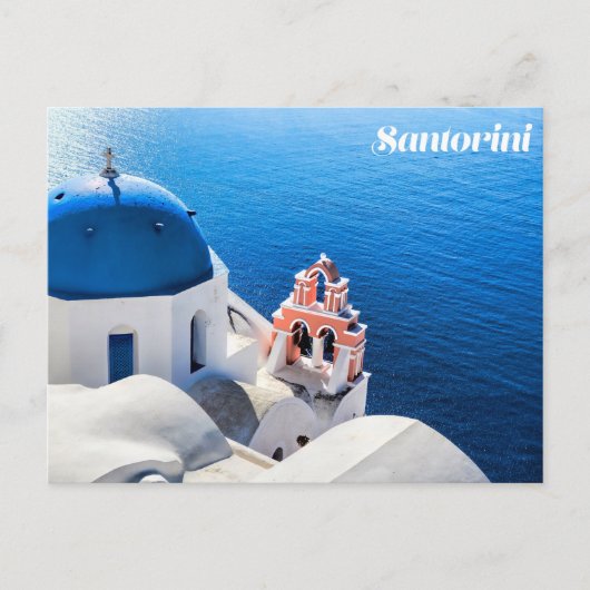 Briefkaart Santorini (Voorkant)