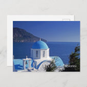 Briefkaart Santorini Griekenland (Voorkant / Achterkant)
