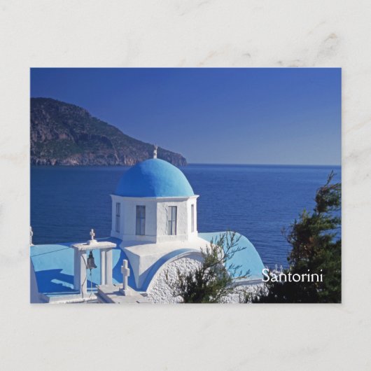 Briefkaart Santorini Griekenland (Voorkant)