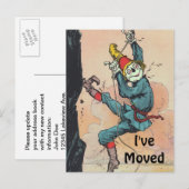 Briefkaart  Scarecrow Oz Verplaatst Nieuwe Adres P (Voorkant / Achterkant)