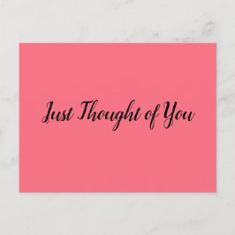 Briefkaart - Schadeloosstelling: "respect en warme