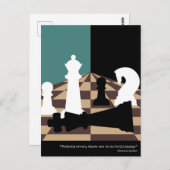 Briefkaart schaken (Voorkant / Achterkant)