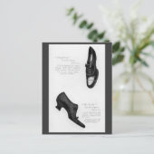 Briefkaart  schoencatalogus (Staand voorkant)