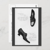 Briefkaart  schoencatalogus (Voorkant / Achterkant)