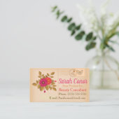  Briefkaart schoonheidsconsulent Visitekaartje (Staand voorkant)