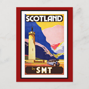 Briefkaart Scotland Groeten Vintage