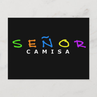 BRIEFKAART SENOR CAMISA