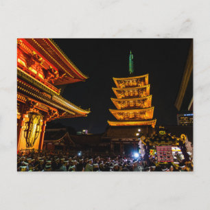 Briefkaart Senso-ji Temple, Asakusa, Taito-ku, Tok
