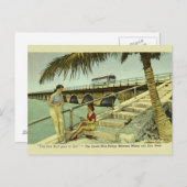 Briefkaart Seven Mile Bridge Florida (Voorkant / Achterkant)