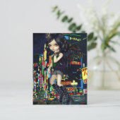 briefkaart "Shinjuku Angel" (Staand voorkant)