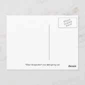 briefkaart "Silver Introspection" (Achterkant)