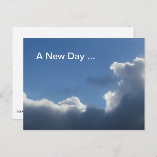 Briefkaart - Silver Lining (Voorkant / Achterkant)