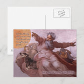 Briefkaart Sistene Dachshund (Voorkant / Achterkant)