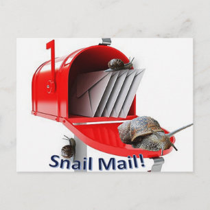 Briefkaart Slak Mail