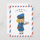 Briefkaart slak-mail (Voorkant / Achterkant)