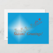 Briefkaart - Sleigh Greetings (Voorkant / Achterkant)