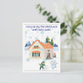 BRIEFKAART SNEEUWTIJD (Staand voorkant)