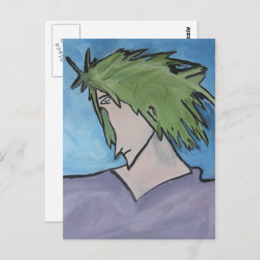 briefkaart "Snooze" (Voorkant / Achterkant)