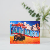 Briefkaart South Dakota (Staand voorkant)