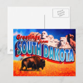 Briefkaart South Dakota (Voorkant / Achterkant)