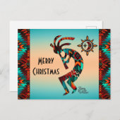 Briefkaart Southwest Kokopelli (Voorkant / Achterkant)