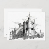 Briefkaart - Spaans kasteel (Voorkant / Achterkant)