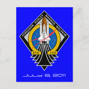 Briefkaart Space Shuttle Atlantis