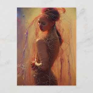 Briefkaart Spaghetti Clothing Model