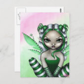 briefkaart "Spearmint Sprite" (Voorkant / Achterkant)