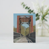 Briefkaart Spoorweg Trestle (Staand voorkant)