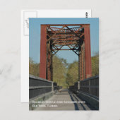 Briefkaart Spoorweg Trestle (Voorkant / Achterkant)