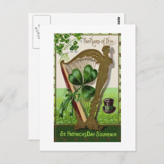 Briefkaart- St. Patricks Day Briefkaart (Voorkant / Achterkant)