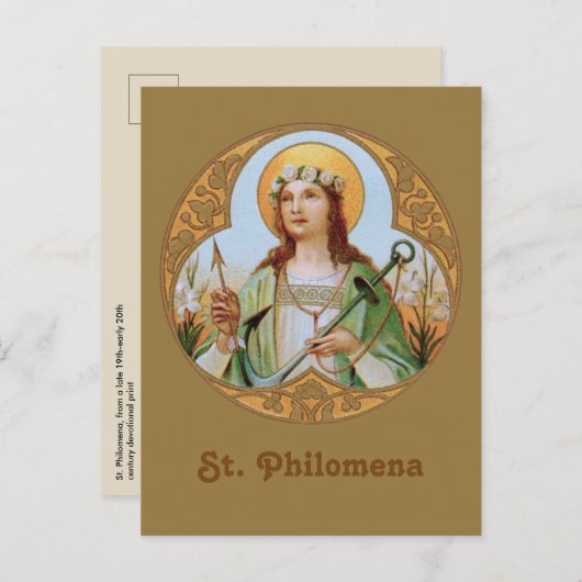 Briefkaart St. Philomena (BK 005) (Voorkant / Achterkant)