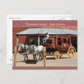 Briefkaart: Stagecoach Ride #1 Briefkaart (Voorkant / Achterkant)