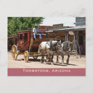 Briefkaart: Stagecoach Ride #2 Briefkaart