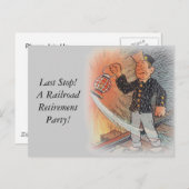 Briefkaart station treiteringspartij (Voorkant / Achterkant)